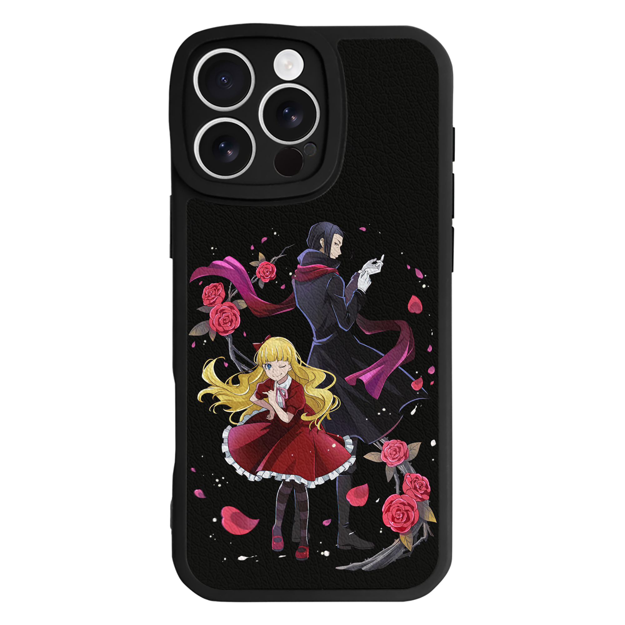 （画像用） 文豪ストレイドッグス Bungo Stray Dogs 【iPhone 16シリーズ対応】シリコンスマホケース（レザー調） 材質：シリコン